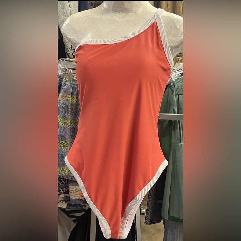 Aerie One Piece Cheeky One Strap Swimsuit Size XL